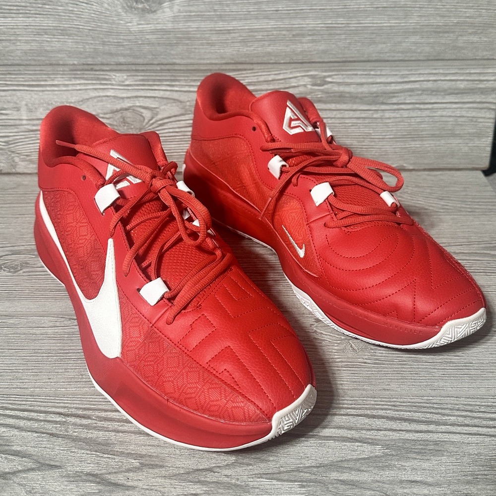 Nike Zoom Freak 5 TB University Red Basketball Shoes Sneakers Mens 17 DZ2946 600